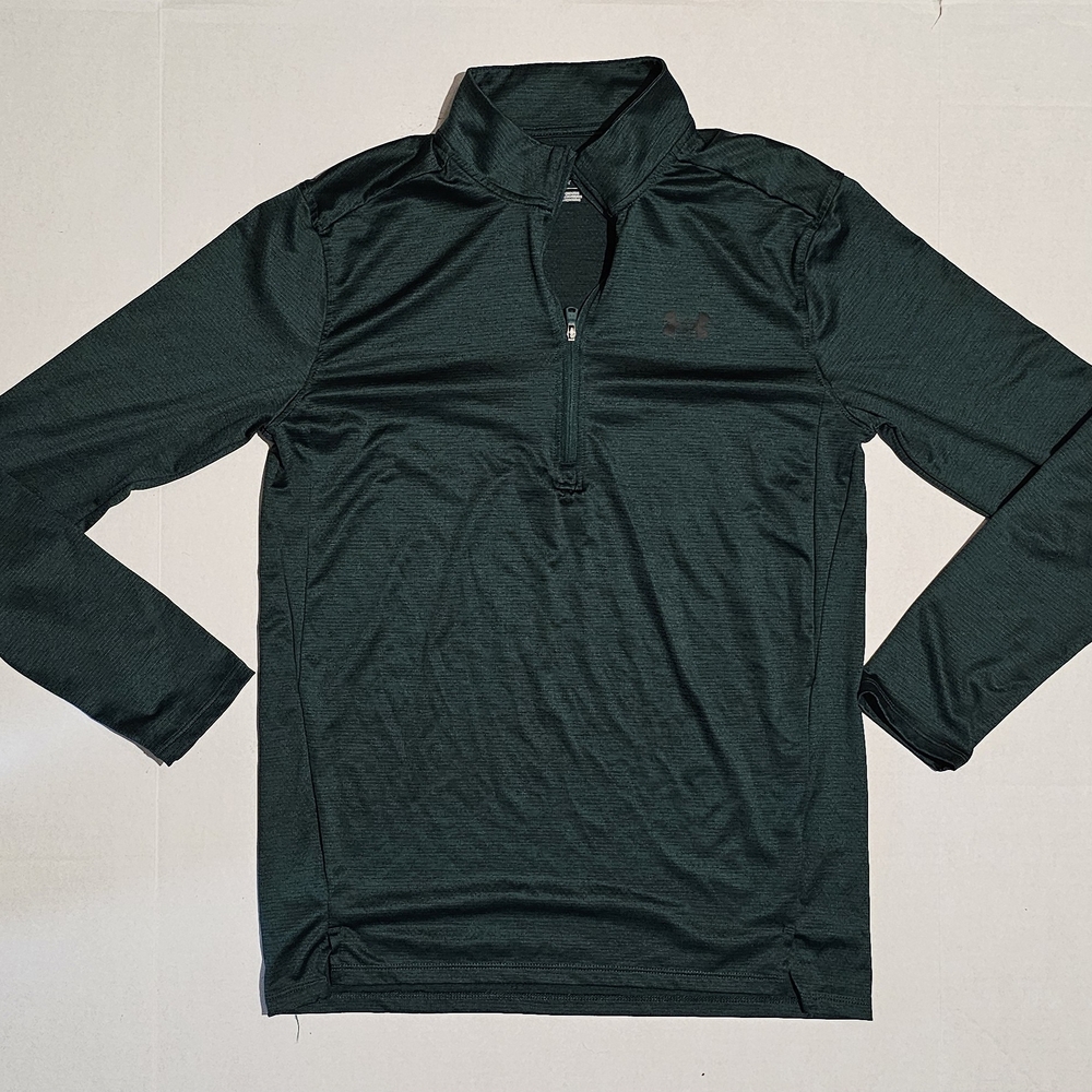 Youth Green Under Armour Long-Sleeve Shirt